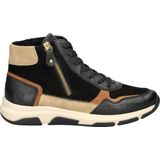 Remonte - Hoge Sneaker - Zwart Multi - Leer en Imitatieleer