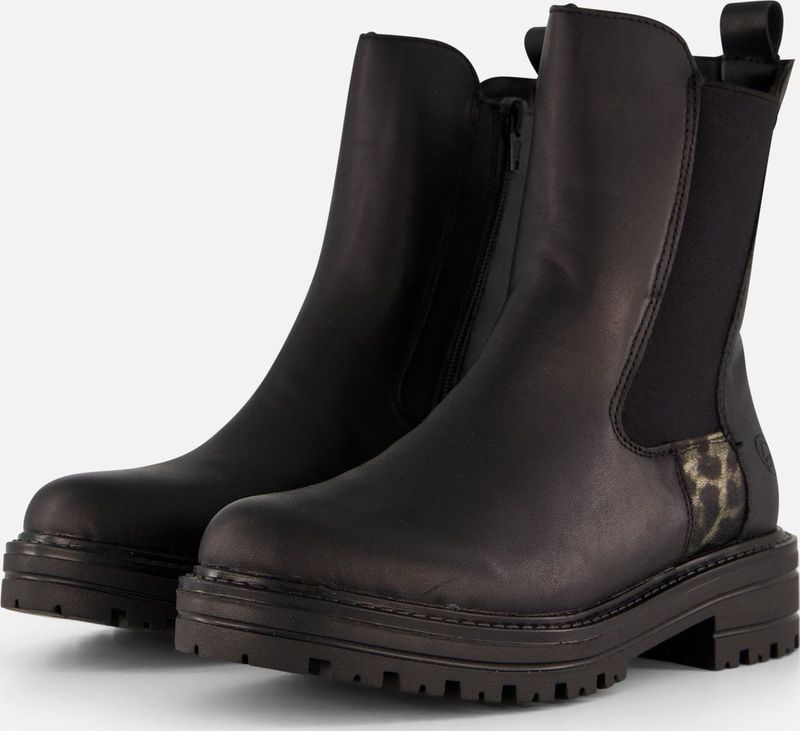Remonte Chelsea boots zwart Leer - Dames