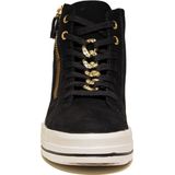 Sneakers - D1C70 - Effen - Suède - Uitneembare Zool - Snoersluiting