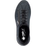 Sneakers - Imitatieleer - Zwart - Flexibele Zool