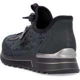 Sneakers - Imitatieleer - Zwart - Flexibele Zool