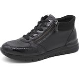 Remonte - R6772 - Veterschoenen - Zwart - Leer