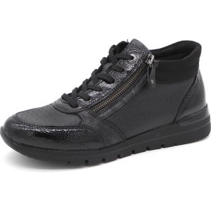 Remonte - R6772 - Veterschoenen - Zwart - Leer
