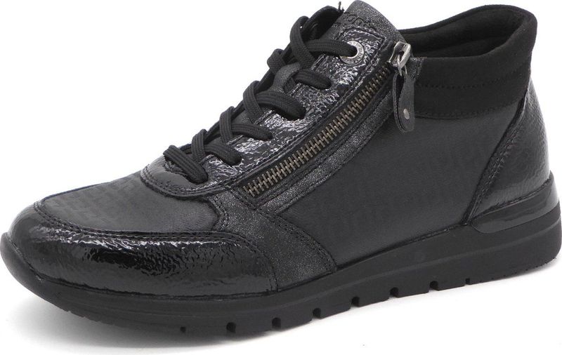 Remonte - R6772 - Veterschoenen - Zwart - Leer