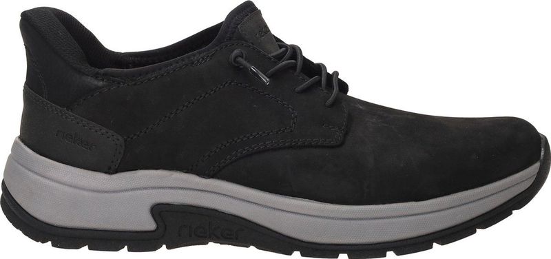 Rieker - Instappers - Zwart - Elastische Sluiting - Uitneembaar Voetbed