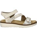 Remonte - Dames Sandaal - Goud - Leer en Imitatieleer - Verstelbare Bandjes