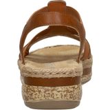 Rieker - Dames Sandalen - Zwart - Imitatieleer - Antistress Voetbed