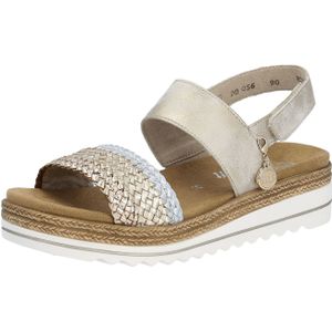 Remonte - ELLE-Collection - Sandalen - Goudkleur/beige - Vlechtbandage