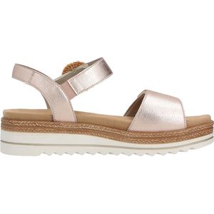 Remonte -Dames - roze-goud metallic - sandalen - maat 38