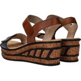 Rieker sandaal - Dames - Blauw Bruin