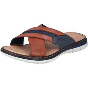 Rieker - Heren Slipper - Zwart - Imitatieleer