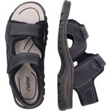 Rieker - 25053 - Sandalen - Zwart - Kunstleer - Klittenband