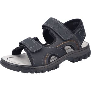Rieker - 25053 - Sandalen - Zwart - Kunstleer - Klittenband