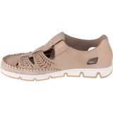 Rieker - 49958 - Blotevoetenschoen - Beige - Echt Leer