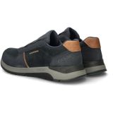 Rieker - Instappers - Blauw - Nubuck en Imitatieleer - Uitneembaar Voetbed