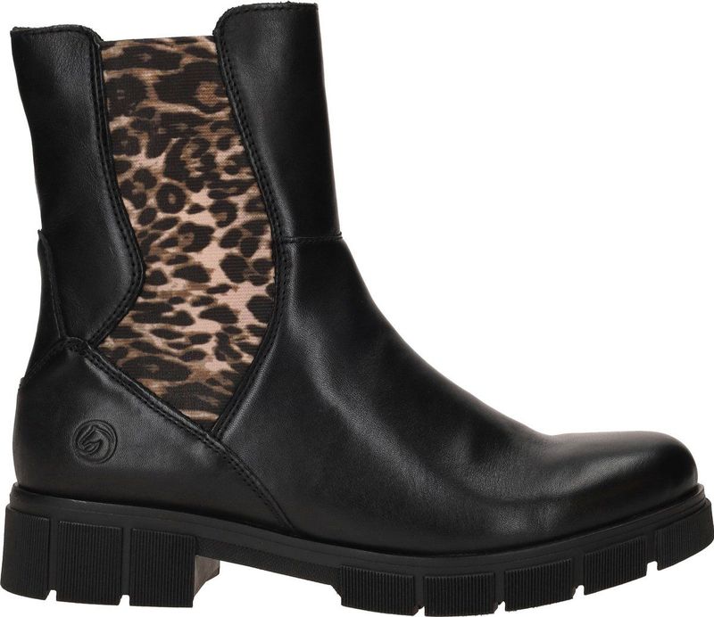 Remonte - Chelseaboots - Zwart - Dames