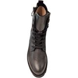 Klassieke Enkellaarzen - Zwart - Leer - Blokhak