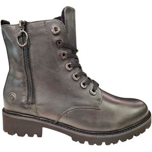 Klassieke Enkellaarzen - Zwart - Leer - Blokhak