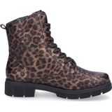 Veterboots - Leo Antik - Metallic - Ritssluiting - Blokhak - Rond