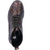 Veterboots - Leo Antik - Metallic - Ritssluiting - Blokhak - Rond