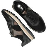 Rieker - Sneakers - Synthetisch - Zwart - Rits- en Vetersluiting
