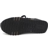 Rieker - Sneakers - Synthetisch - Zwart - Rits- en Vetersluiting