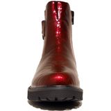 Laarzen - Donkerrood - Glanzend - Blokhak - Ritssluiting