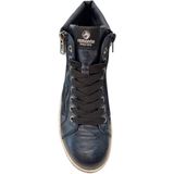 Veterboots - Effen - Glad Leer - Versterkte Hak - Middelhoge Hak