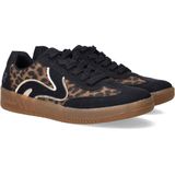 Rieker - Sneakers - Panterprint - Kunstleer - Lichtgewicht Zool