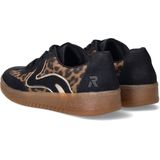 Rieker - Sneakers - Panterprint - Kunstleer - Lichtgewicht Zool