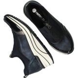 Lage Sneakers - Leer - Zwart - Sportief