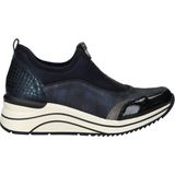 Lage Sneakers - Leer - Zwart - Sportief