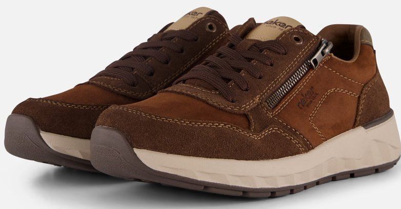Rieker - Lage Sneakers - Suède/Nubuck - H-leest - Antistress Voetbed