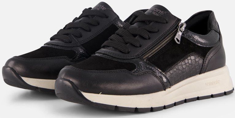 Remonte - Sneakers - Zwart - Synthetisch - Dames