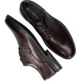 Rieker - Veterschoenen - Bruin - Leer - Vetersluiting - Blokhak
