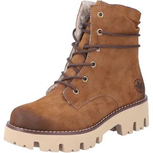 Rieker Winterlaarsjes , veterschoenen, winterlaarzen, profielzool, met binnenrits