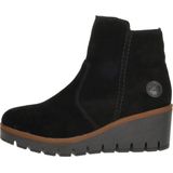 Rieker - Enkellaarsjes - Zwart - Kunstleer