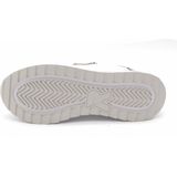 Rieker - Sport Sneakers - Wit - Leer - Vetersluiting en Ritssluiting