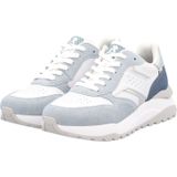 Rieker - Dames Sneakers - Zwart - Suède en Imitatieleer