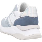 Rieker - Dames Sneakers - Zwart - Suède en Imitatieleer