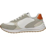 Rieker - Dames Sneaker - Wit Multi - Imitatieleer en Suède