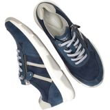 Sneakers - Effen - Imitatieleer - Versterkte Hak - Snoersluiting