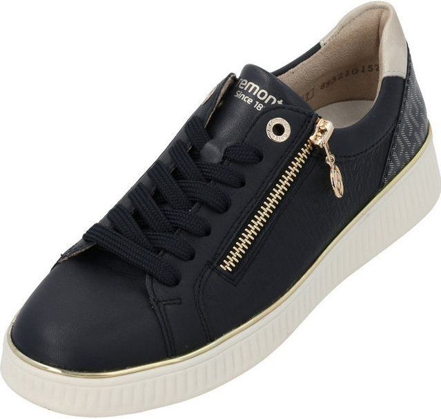 Remonte - D2E00 Sneakers - Blauw - Leer - Uitneembaar Voetbed