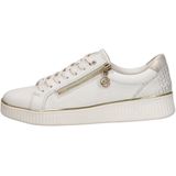 Remonte - Sneakers - Wit - Synthetisch - Dames - Rits met Vetersluiting