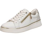 Remonte - Sneakers - Wit - Synthetisch - Dames - Rits met Vetersluiting