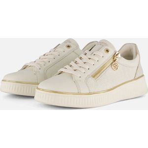 Remonte - Sneakers - Wit - Synthetisch - Dames - Rits met Vetersluiting