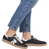 OTTO RIEKER San Diego - Sneakers - Zwart/Wit - Vetersluiting - Laag