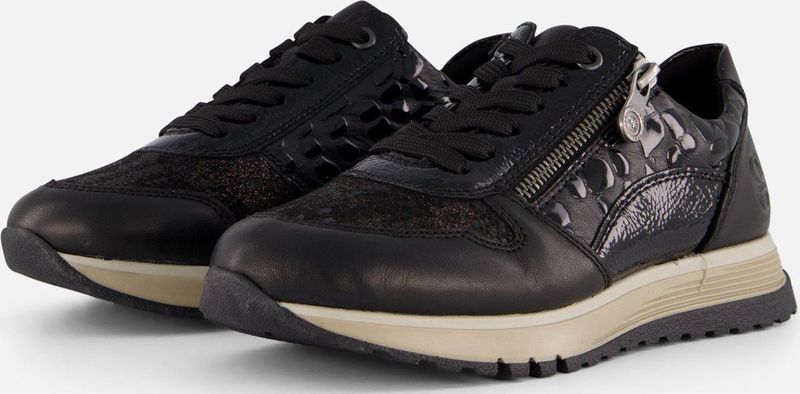 Rieker Sneakers - Zwart - Synthetisch - Dames