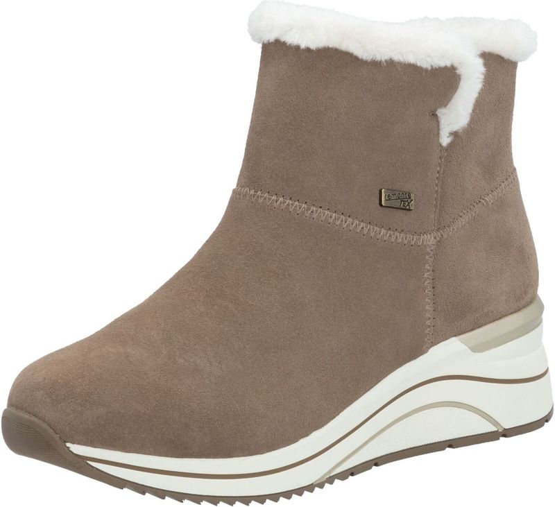 Remonte - Dorndorf - Boots - Beige - Warmgevoerd - Water- en Vuilafstotend