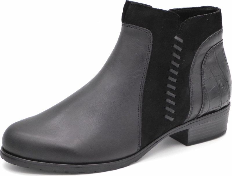 Remonte Dames Laarsje - D6893-02 Zwart